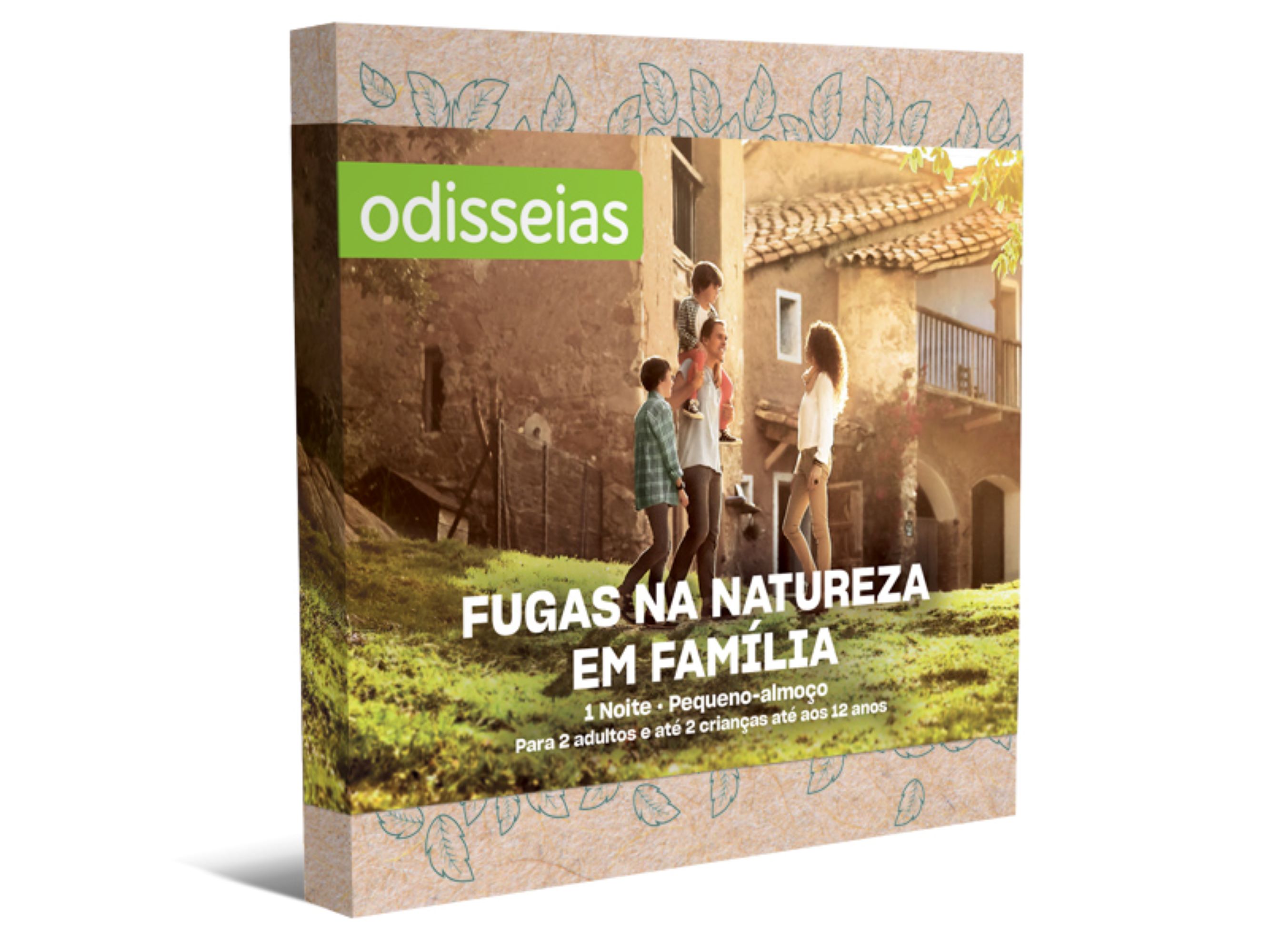 Imagem 0 de Odisseias Pack Presente - Fugas na Natureza em Família | Experiência 1 Noite | Peq. almoço | até 2 adultos + 2 crianças
