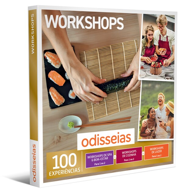 Imagem 0 de Odisseias Pack Presente - Workshops | Experiência para 1 ou 2 pessoas