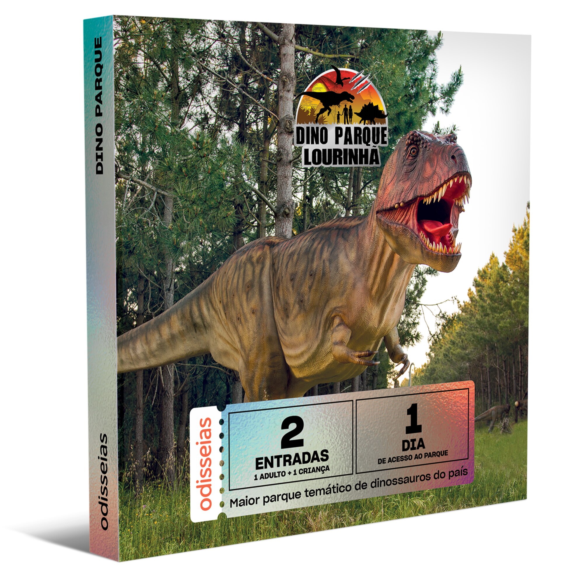 Odisseias Pack Presente - Dino Parque da Lourinhã | 2 Bilhetes para 1 adulto e 1 criança 2