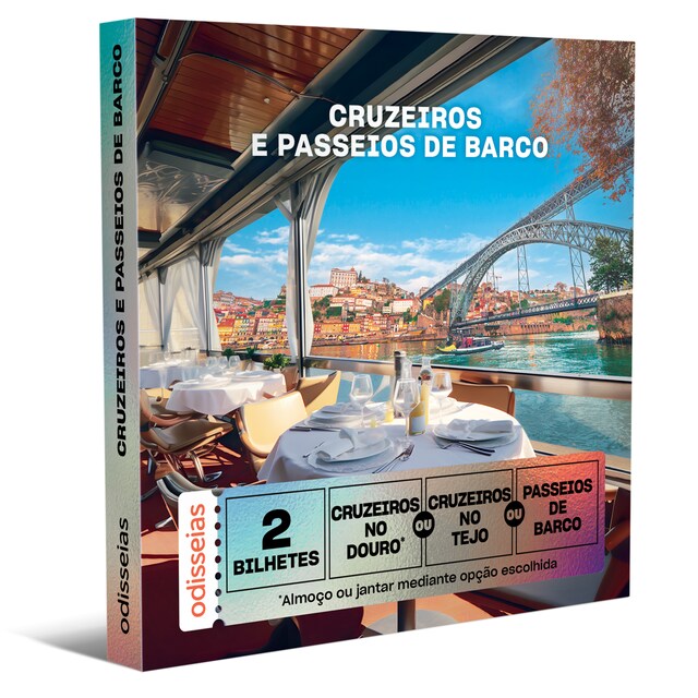 Imagem 0 de Odisseias Pack Presente - Cruzeiros e Passeios de Barco | Experiência para 2 pessoas