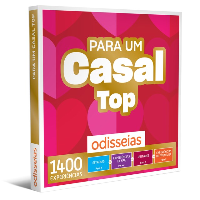Imagem 0 de Odisseias Pack Presente - Para um Casal Top | Experiência de alojamento, Spa, gourmet ou aventura para 2 pessoas