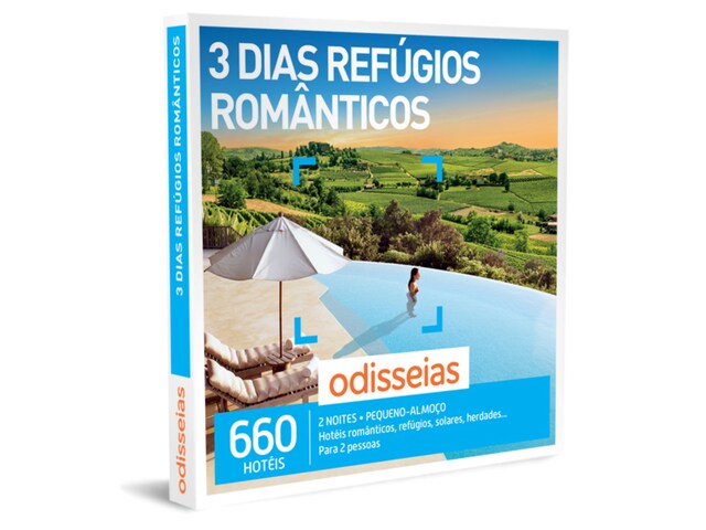 Imagem 0 de Odisseias Pack Presente - 3 dias Refúgios Românticos | Experiência de alojamento | 2 pessoas