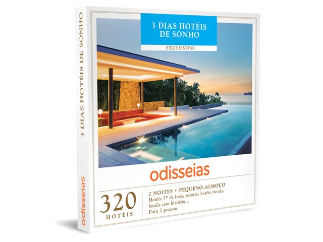 Imagem 0 de Odisseias Pack Presente - 3 dias Hotéis de Sonho | Experiência de alojamento | 2 pessoas