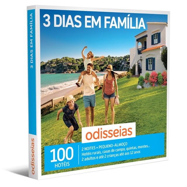 Imagem 0 de Odisseias Pack Presente - 3 dias em Família | Experiência de alojamento | até 4 pessoas