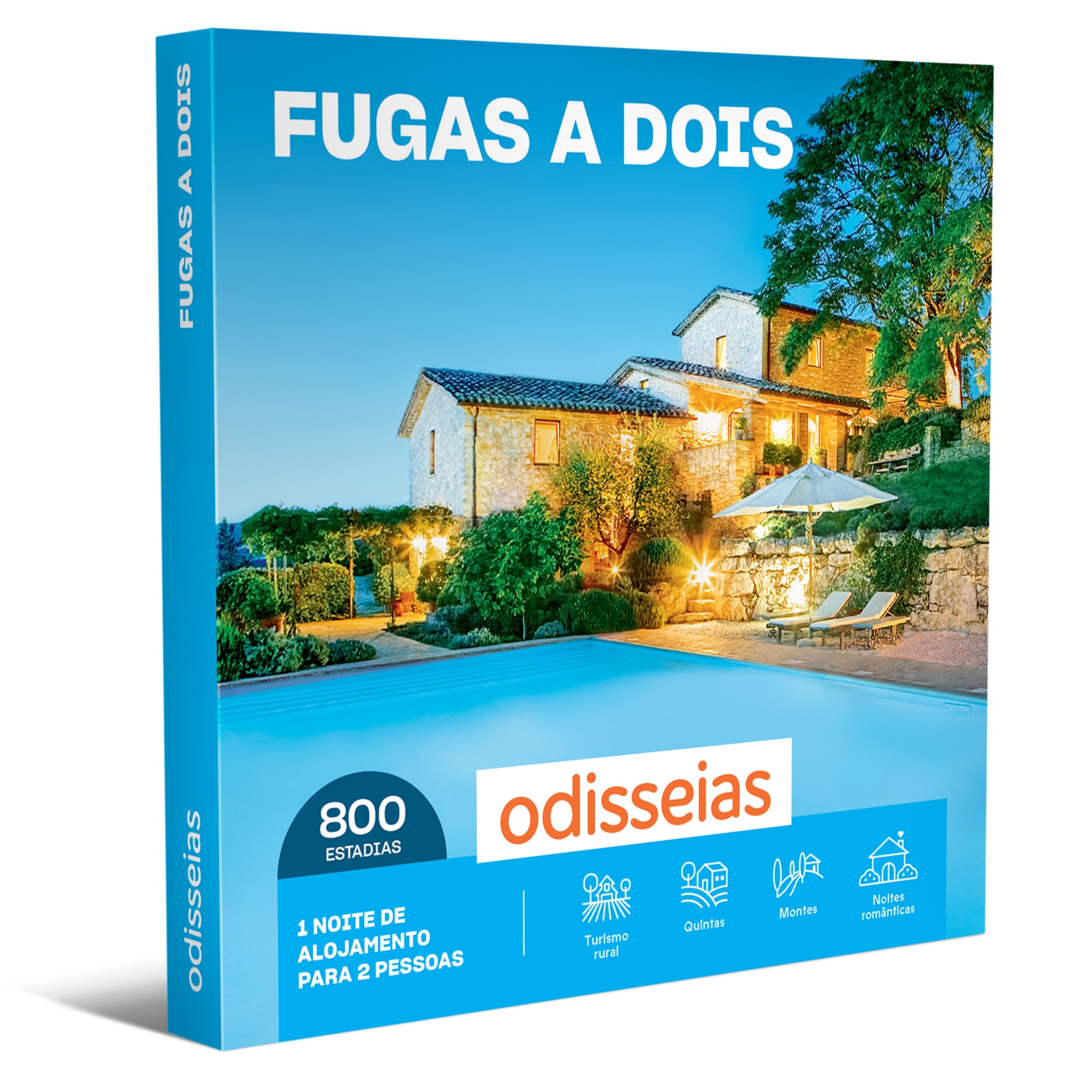 Pack Presente Odisseias - Fugas a Dois | Experiência 1 Noite | 2 Pessoas 1
