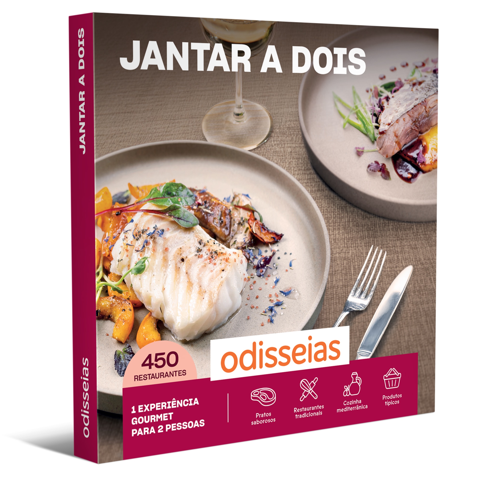 Imagem 0 de Pack Presente Odisseias - Jantar a Dois | Experiência gourmet | 2 pessoas