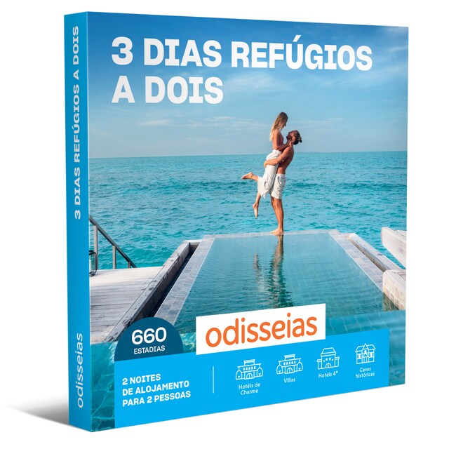 Imagem 0 de Pack Presente Odisseias - 3 Dias Refúgios a Dois | Experiência 2 noites | 2 pessoas