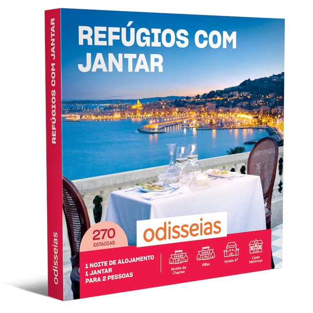 Imagem 0 de Pack Presente Odisseias - Refúgios com Jantar | Experiência 1 noite | Jantar | 2 pessoas