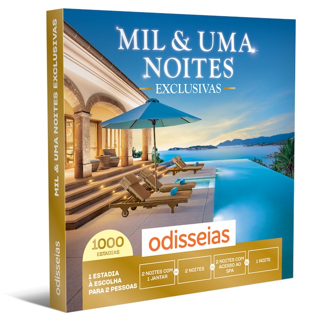 Imagem 0 de Pack Presente Odisseias - Mil & Uma Noites Exclusivas | Experiência 1 ou 2 Noites ou 2 noites com SPA, tratamento ou jantar | 2 pessoas