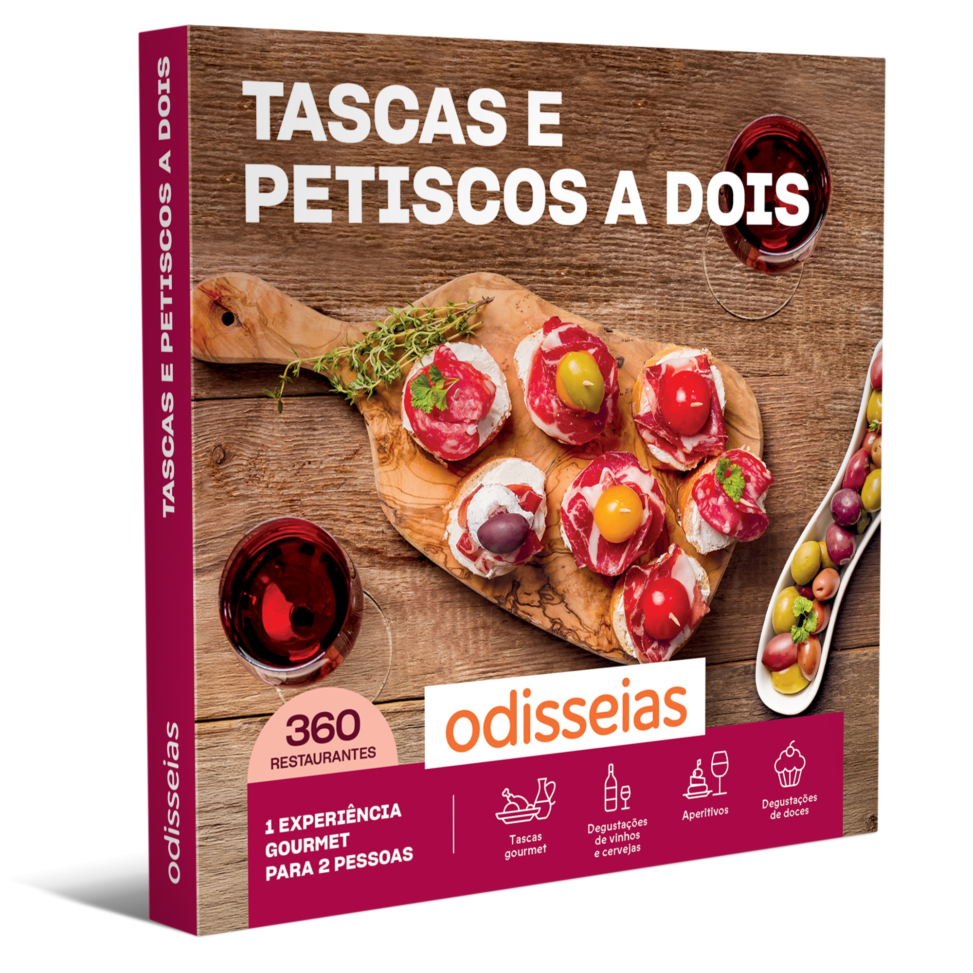 Imagem 0 de Pack Presente Odisseias - Tascas e Petiscos a Dois | Experiência gourmet | 2 pessoas