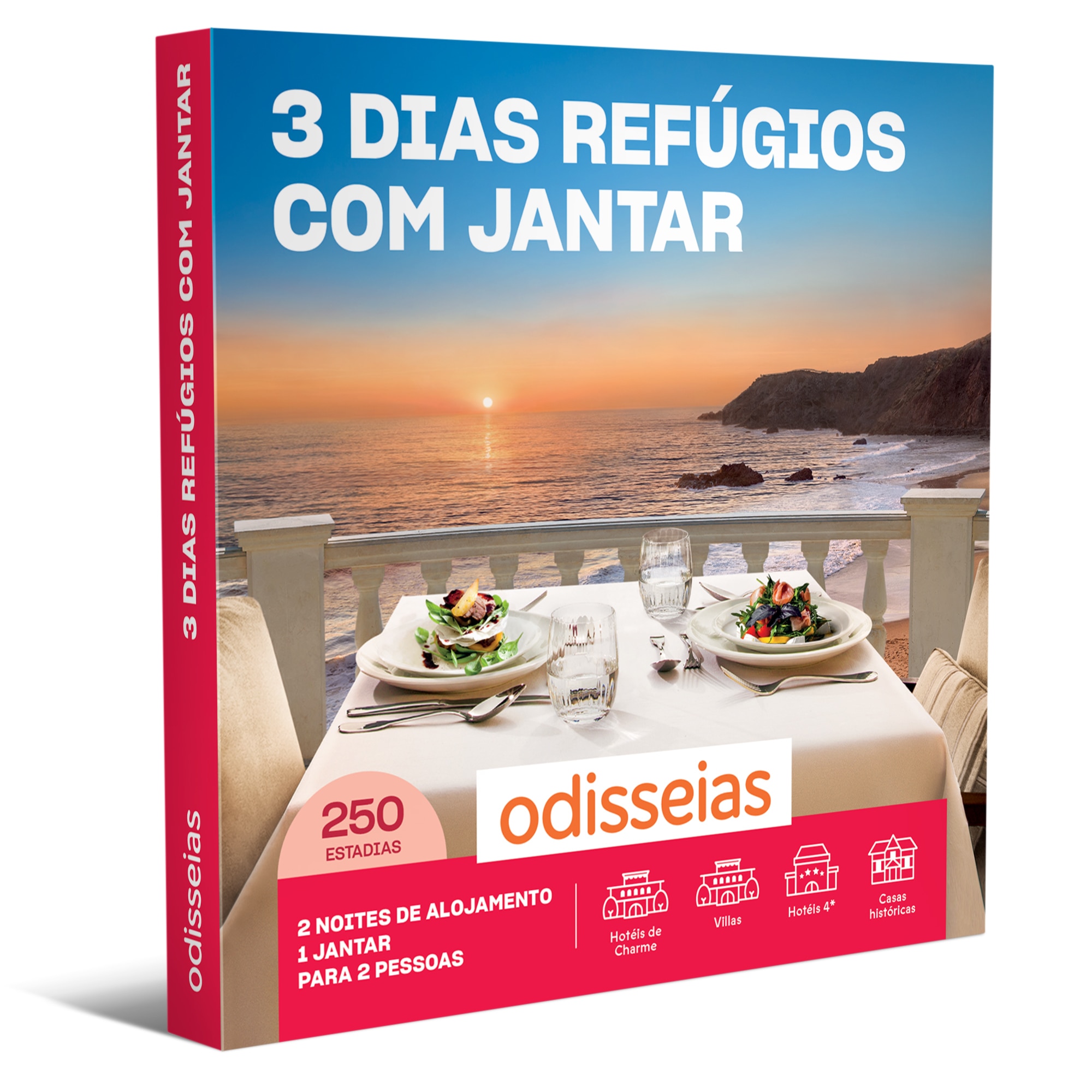 Imagem 0 de Pack Presente Odisseias - 3 Dias Refúgios com Jantar | Experiência 1 noite | Jantar | 2 pessoas