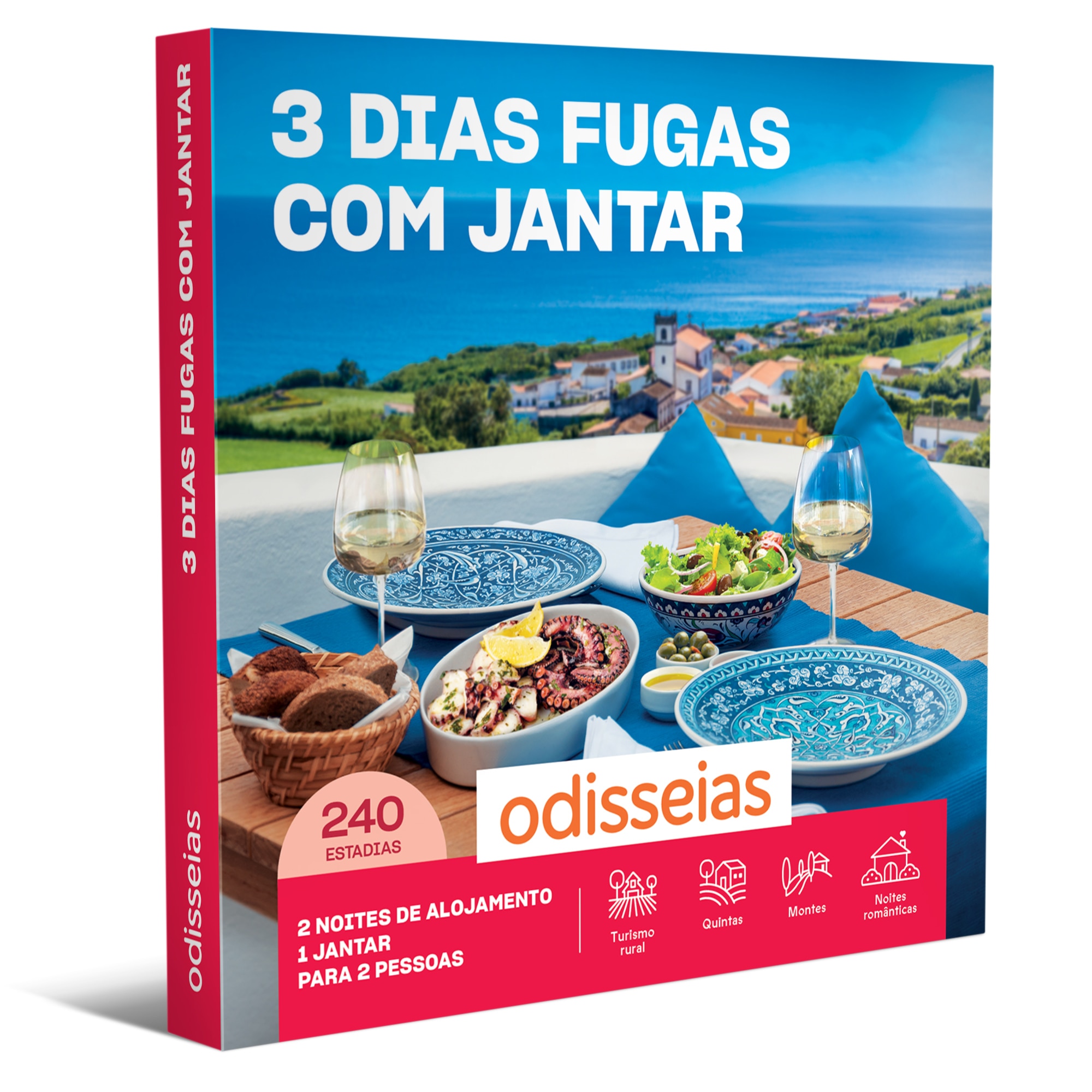 Imagem 0 de Pack Presente Odisseias - 3 Dias Fugas com Jantar | Experiência 2 noites | Jantar | 2 pessoas