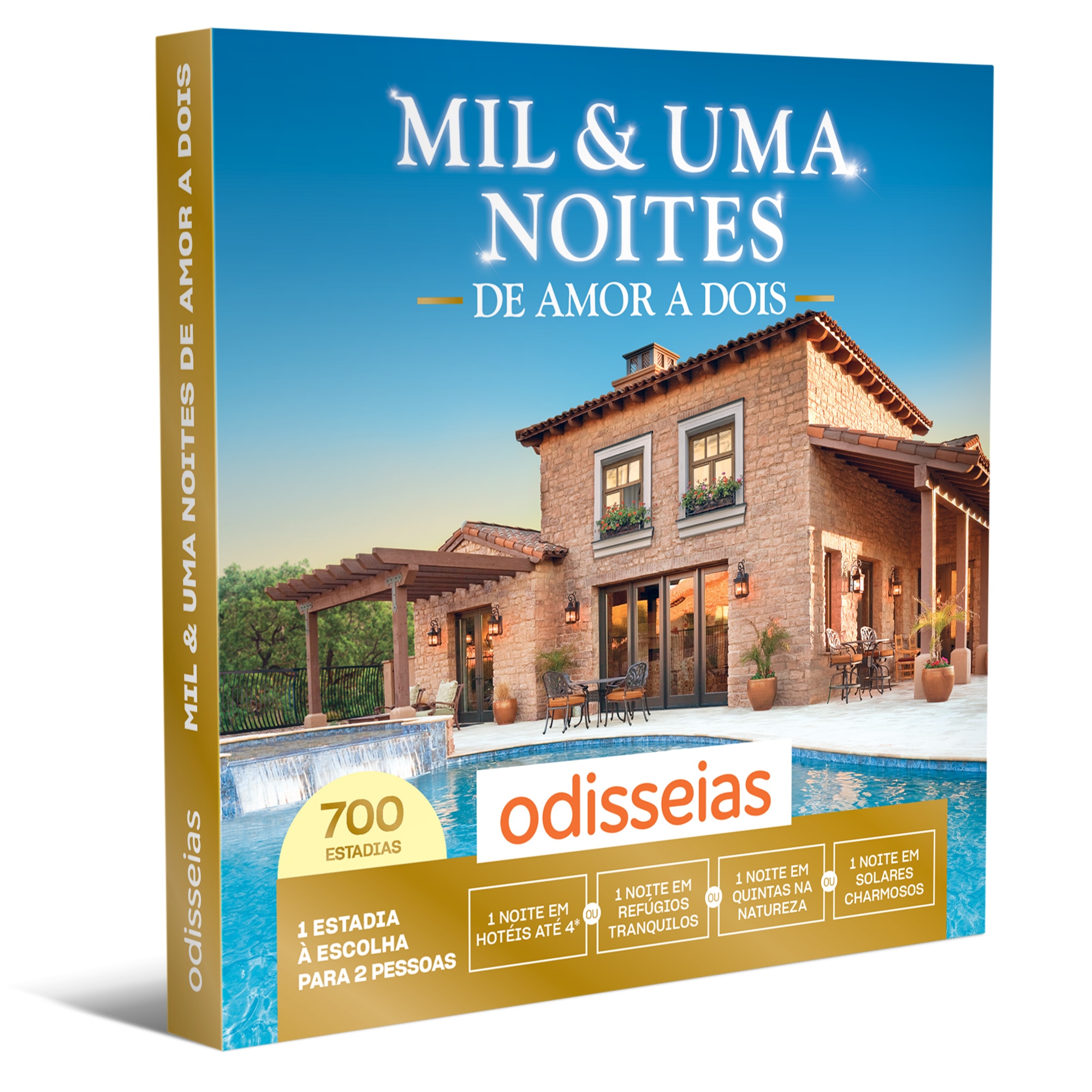 Imagem 0 de Pack Presente Odisseias - Mil & Uma Noites de Amor a Dois | Experiência 1 noite | 2 pessoas