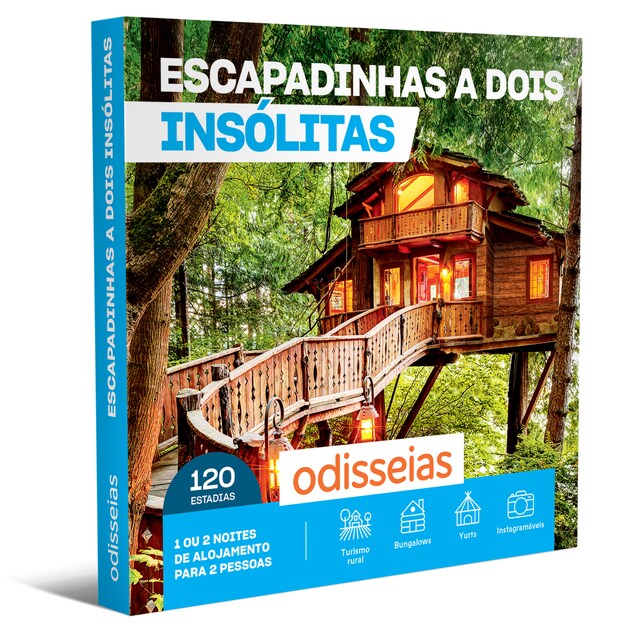 Imagem 0 de Pack Presente Odisseias - Escapadinhas a dois - Insólitas | Experiência de 1 ou 2 noites originais | 2 pessoas