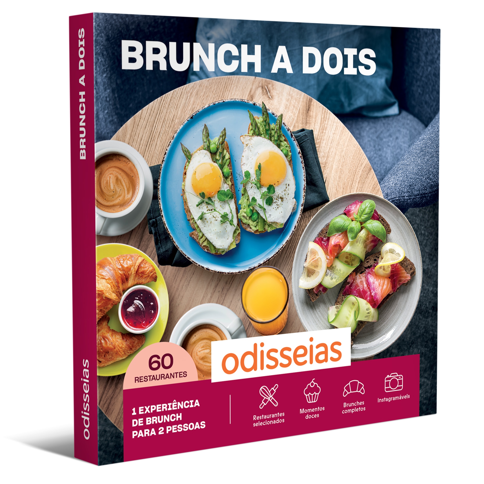 Imagem 0 de Pack Presente Odisseias - Brunch a Dois | Experiência gourmet | 2 pessoas
