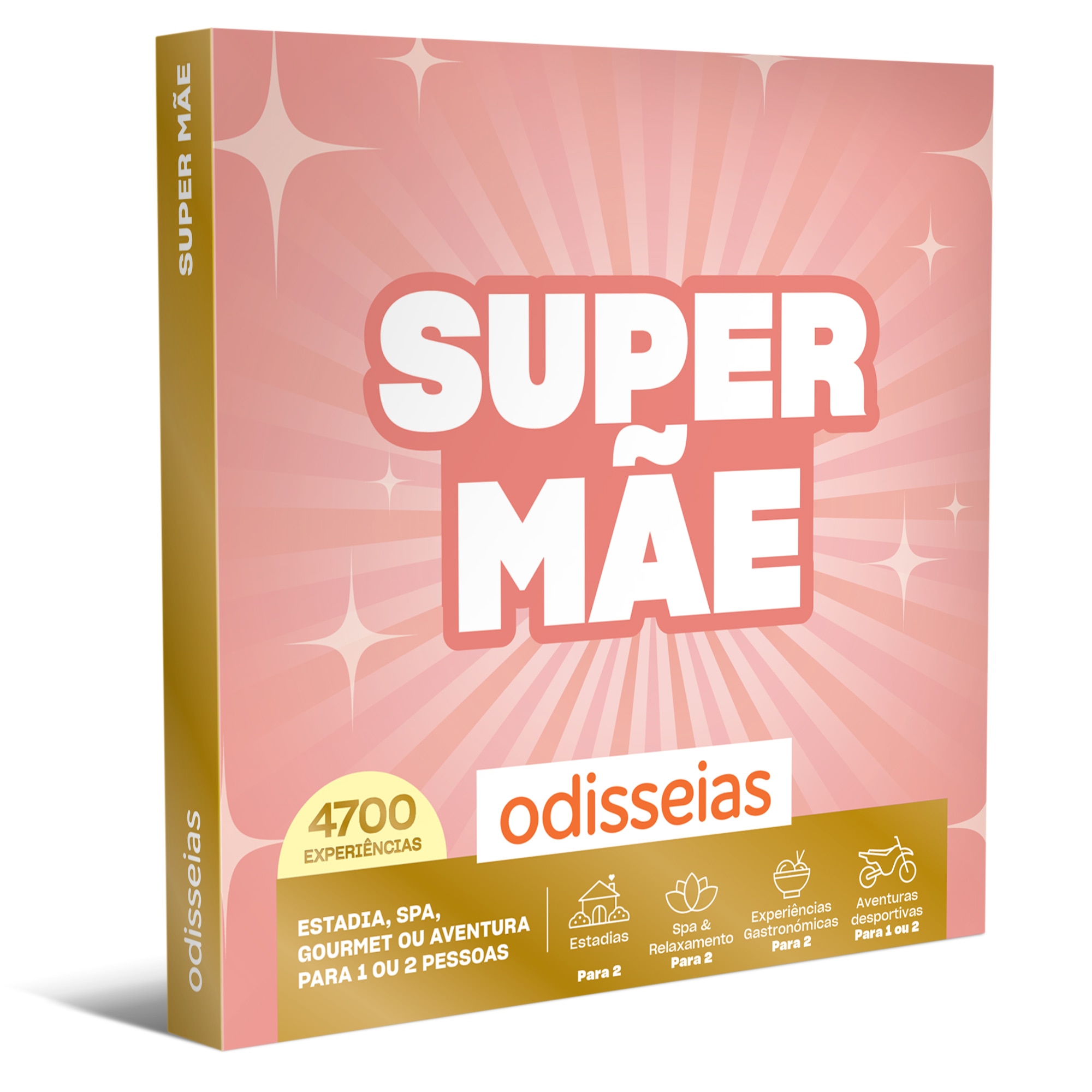 Imagem 0 de Pack Presente Odisseias - Super Mãe | Experiência de alojamento, spa, gourmet ou aventura | 1 ou 2 pessoas
