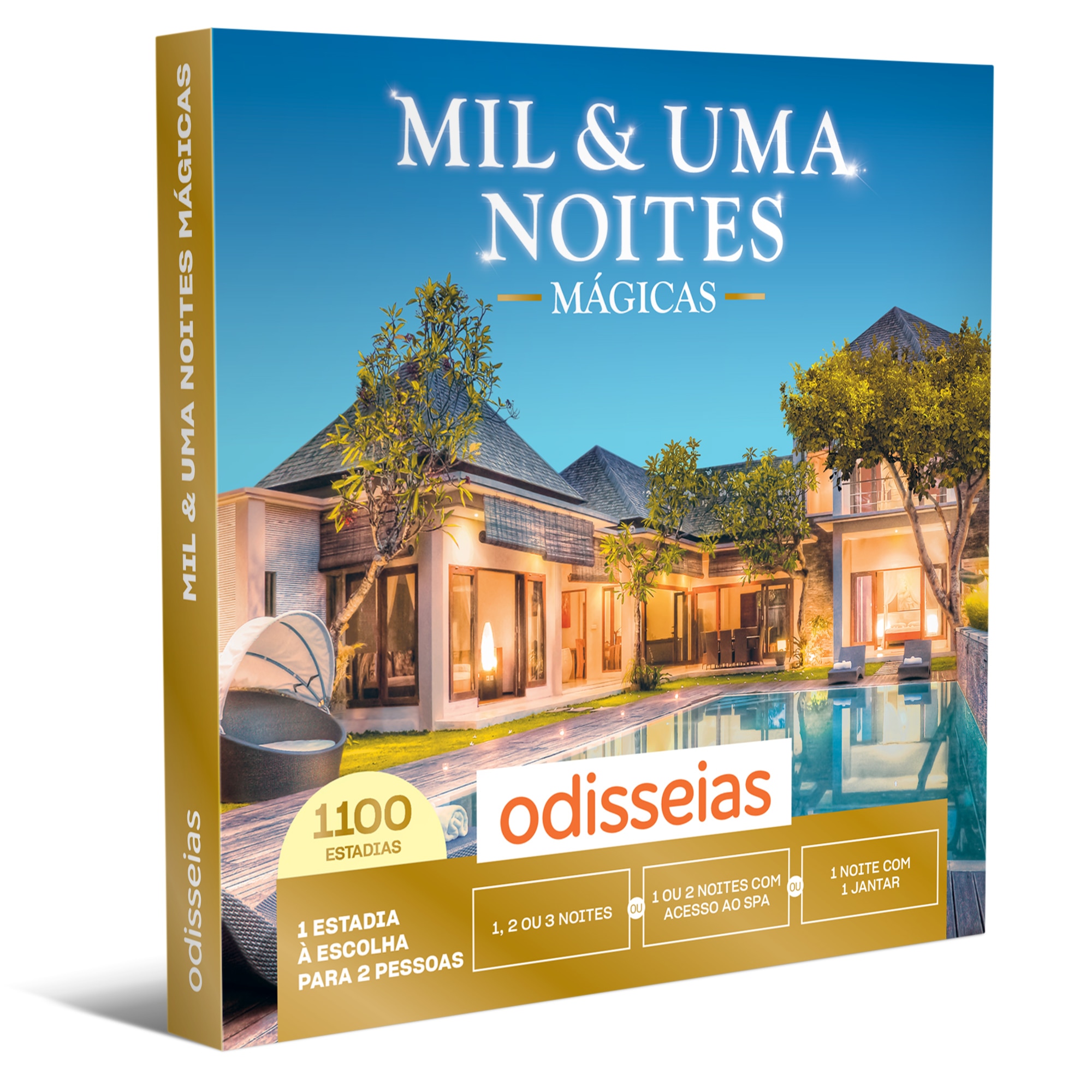 Imagem 0 de Pack Presente Odisseias - Mil & Uma Noites Mágicas | Experiência 1, 2 ou 3 noites | SPA ou Jantar | 2 pessoas