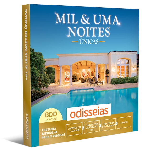Imagem 0 de Pack Presente Odisseias - Mil & Uma Noites Únicas | Experiência de 1 noite Opção jantar, Spa ou actividade | 2 pessoas