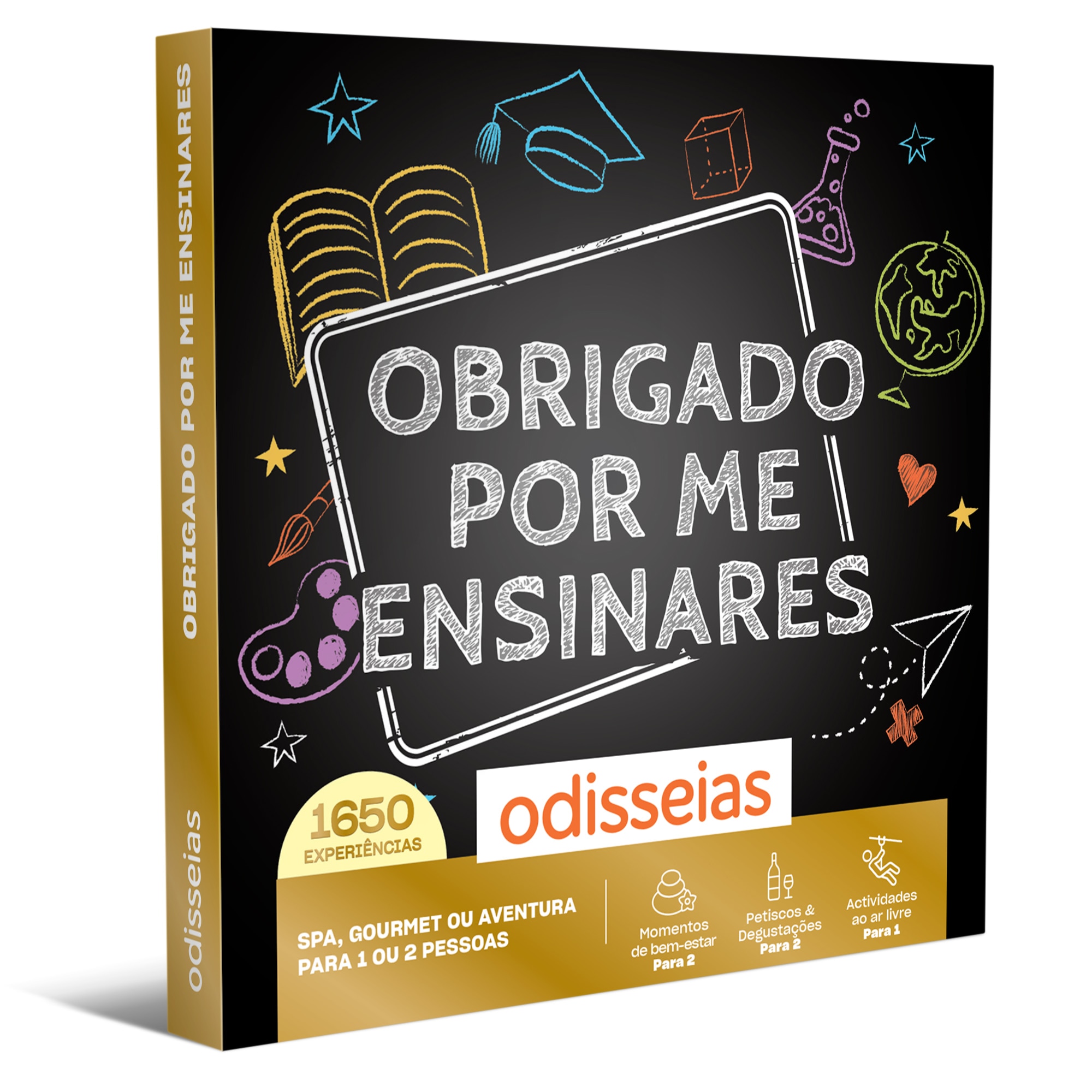Imagem 0 de Pack Presente Odisseias - Obrigado por me ensinares! | Experiência de Spa, gourmet ou aventura | 1 ou 2 pessoas