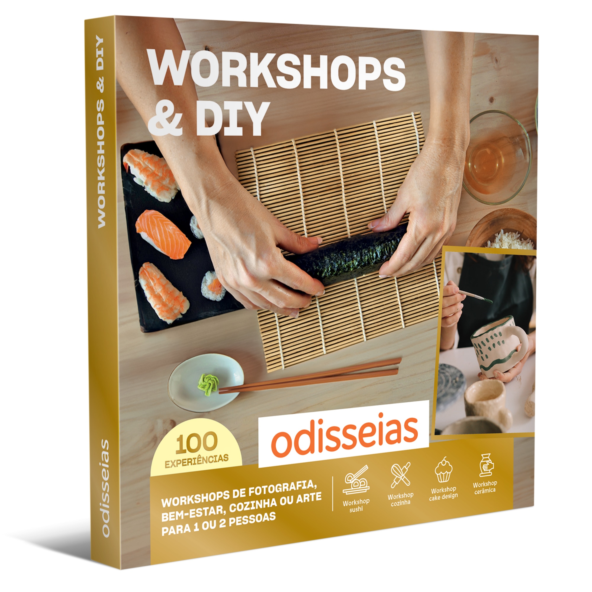 Imagem 0 de Pack Presente Odisseias - Workshops & DIY | Experiência para 1 ou 2 pessoas
