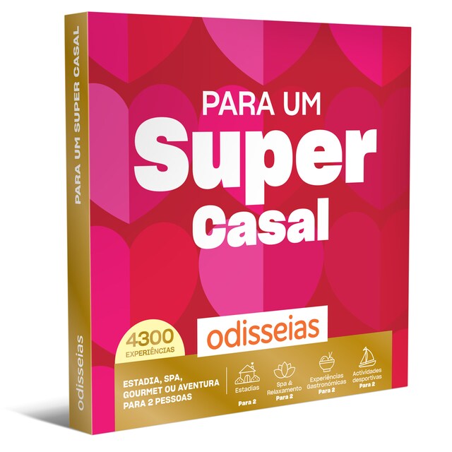 Imagem 0 de Pack Presente Odisseias - Para um Super Casal | Experiência de alojamento, aventura, gourmet ou SPA | 2 pessoas