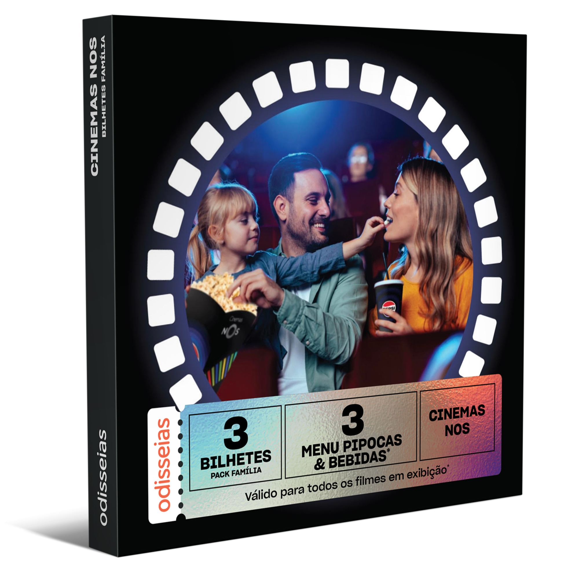 Pack Presente Odisseias - Cinemas NOS: Bilhetes & Pipocas em Família 1