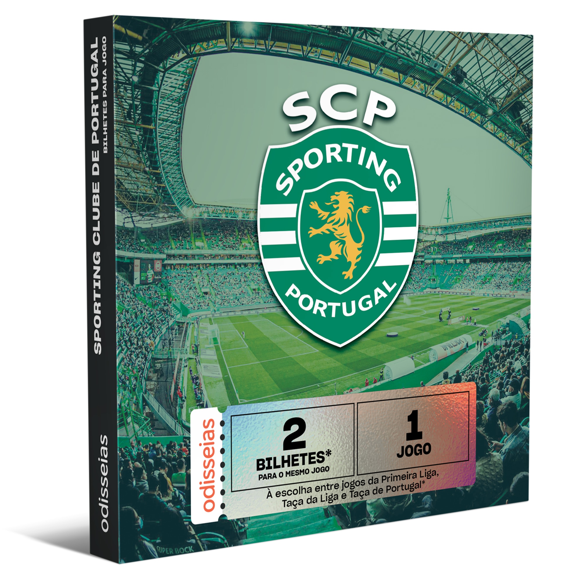 Pack Presente Odisseias - Sporting Clube de Portugal - Bilhetes Jogo | Experiência para 2 pessoas 1