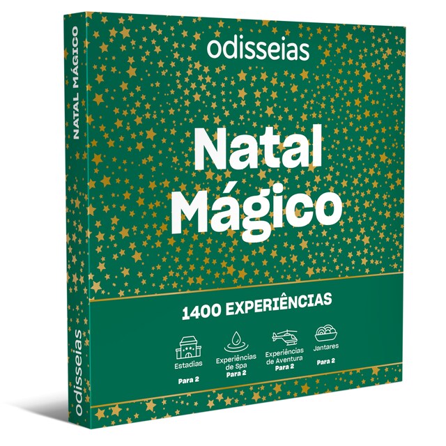 Imagem 0 de Pack Presente Odisseias - Natal Mágico | Experiência de alojamento, spa, gourmet ou aventura | 2 pessoas