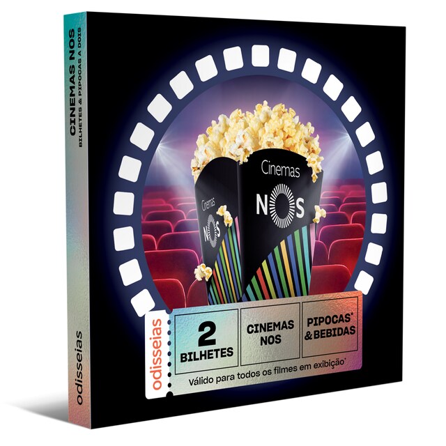 Imagem 0 de Pack Presente Odisseias - Cinemas NOS: Bilhetes & Pipocas a Dois