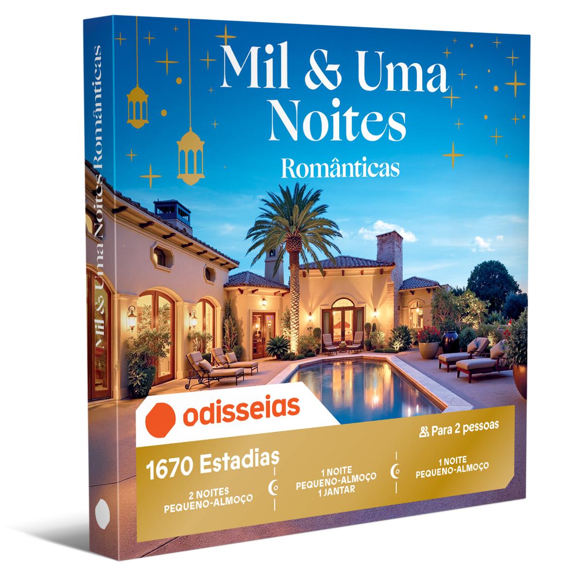 Imagem 0 de Pack Presente Odisseias - Mil & Uma Noites Românticas | Experiência 1 ou 2 noites ou 1 noite com jantar | 2 pessoas