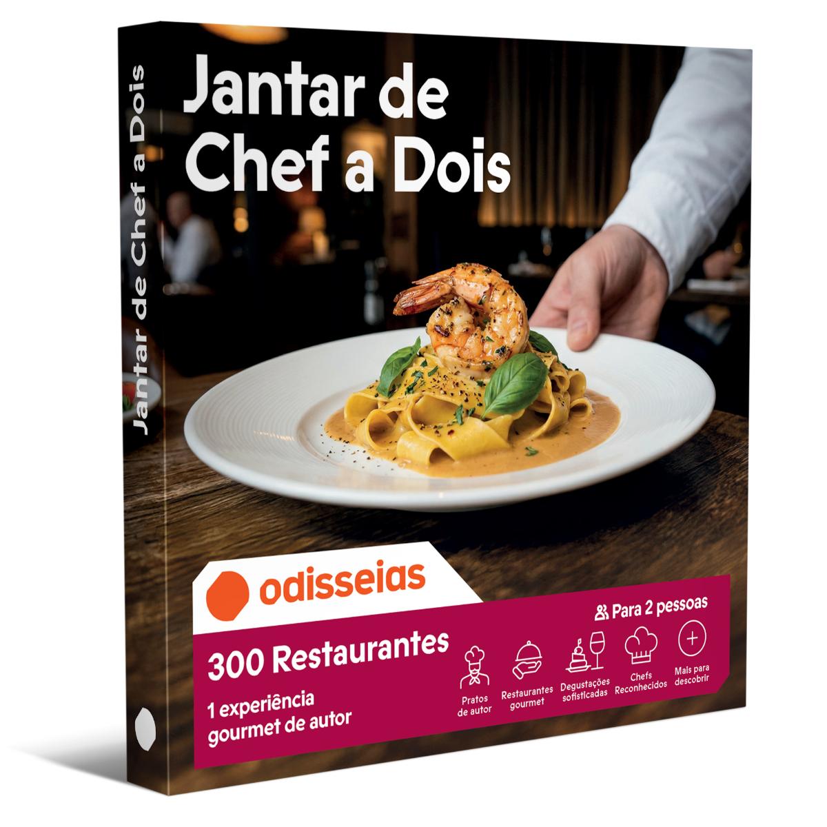 Imagem 0 de Pack Presente Odisseias - Jantar de Chef a Dois | Experiência gourmet | 2 pessoas