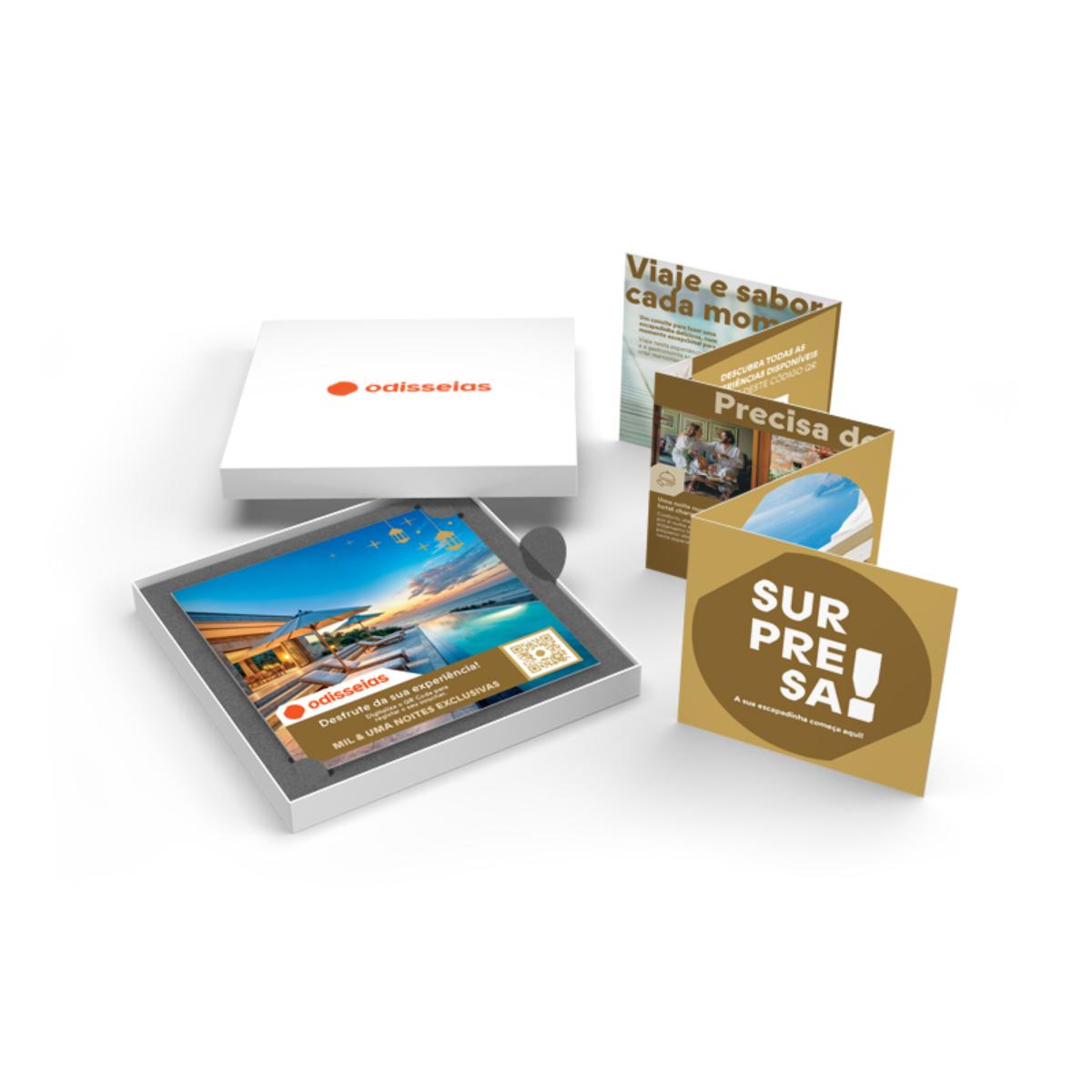 Pack Presente Odisseias - Mil & Uma Noites Exclusivas | Experiência 1 ou 2 Noites ou 2 noites com SPA, tratamento ou jantar | 2 pessoas 2