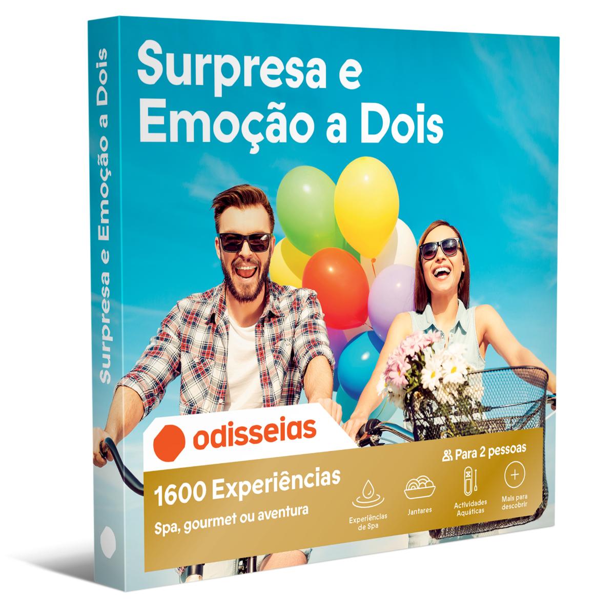 Imagem 0 de Pack Presente Odisseias - Surpresa e Emoção a Dois | Experiência SPA, gourmet ou aventura | 2 pessoas