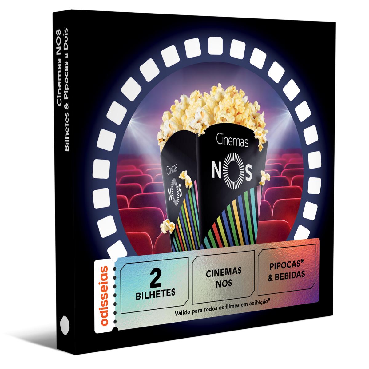 Pack Presente Odisseias - Cinemas NOS: Bilhetes & Pipocas a Dois 1