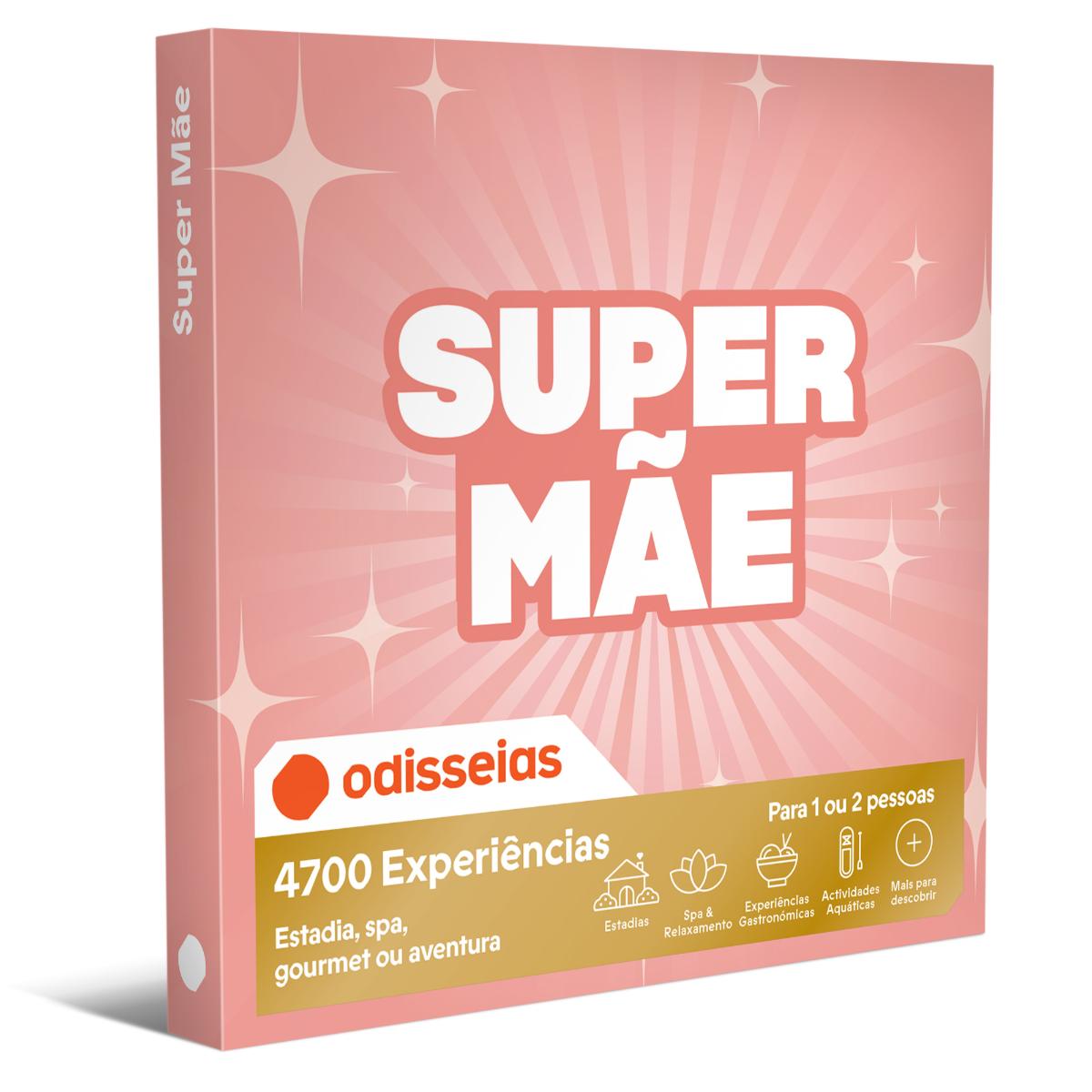 Imagem 0 de Pack Presente Odisseias - Super Mãe | Experiência de alojamento, spa, gourmet ou aventura | 1 ou 2 pessoas