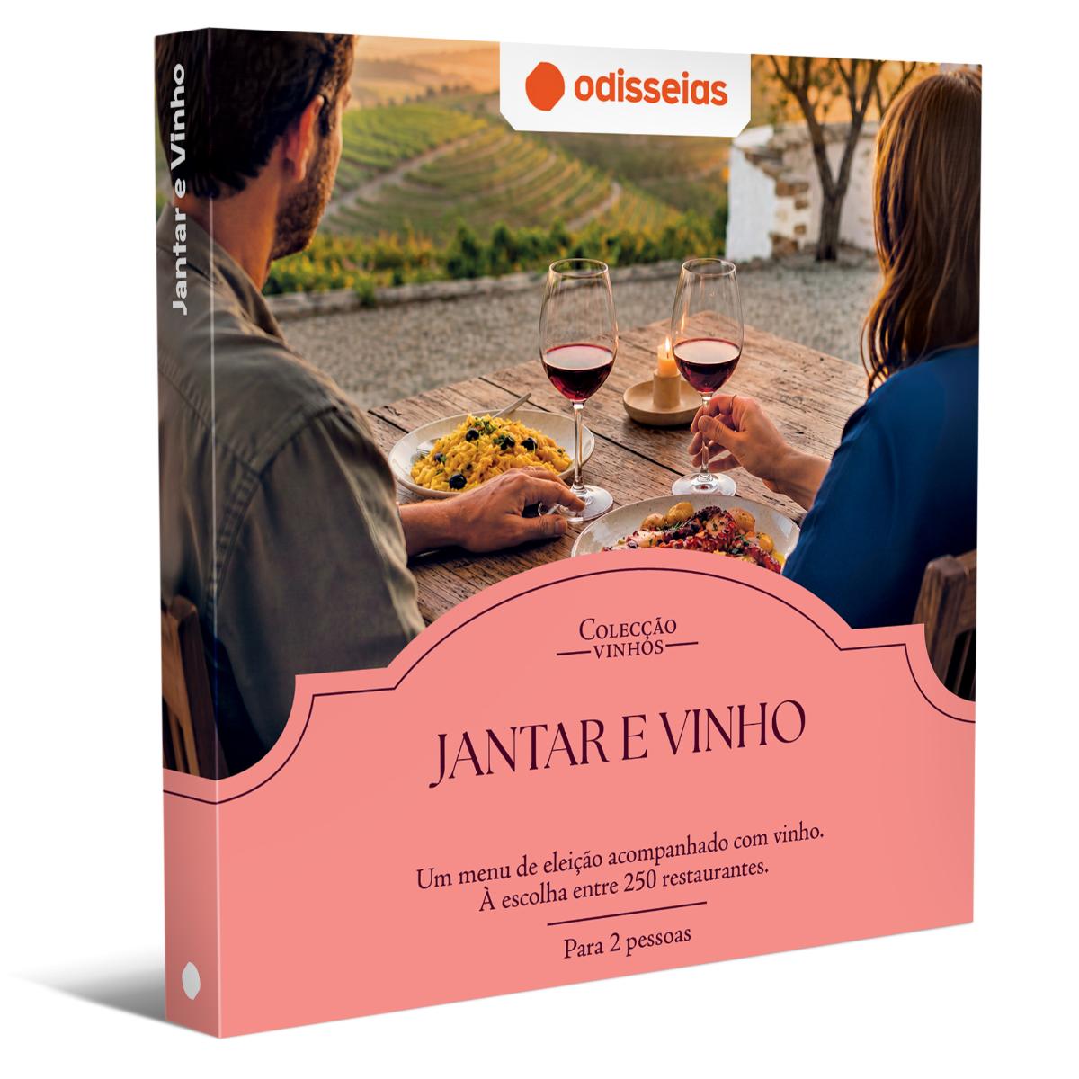 Imagem 0 de Pack Presente Odisseias - Jantar e Vinho | Experiência para 2 pessoas