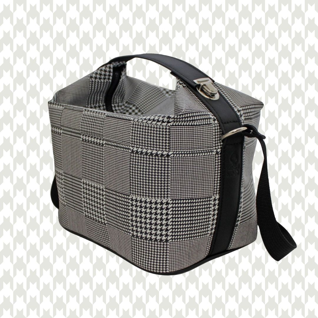 Saco Térmico Cubic Xadrez Preto-2