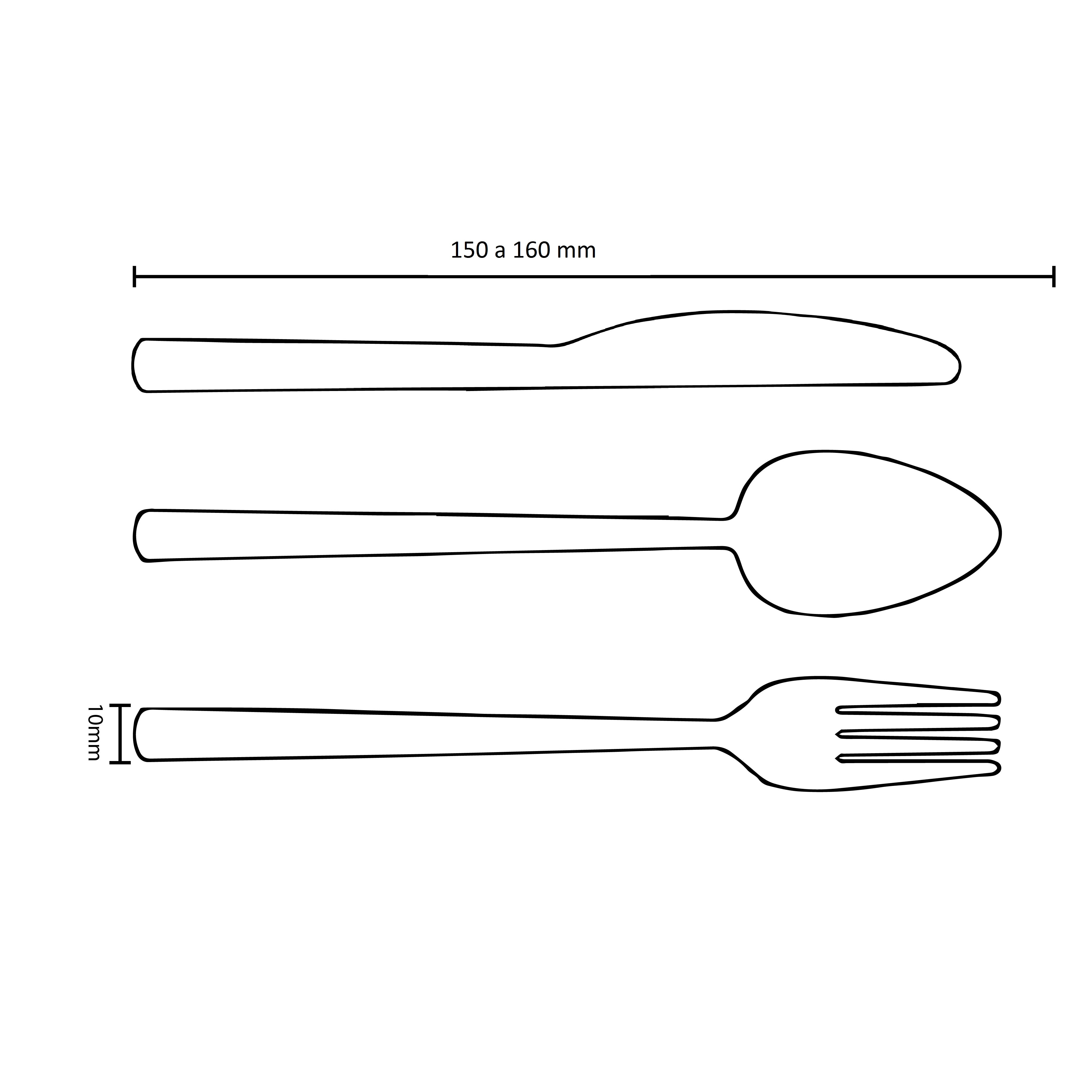 Individual com Talheres Inox Xadrez Preto-5