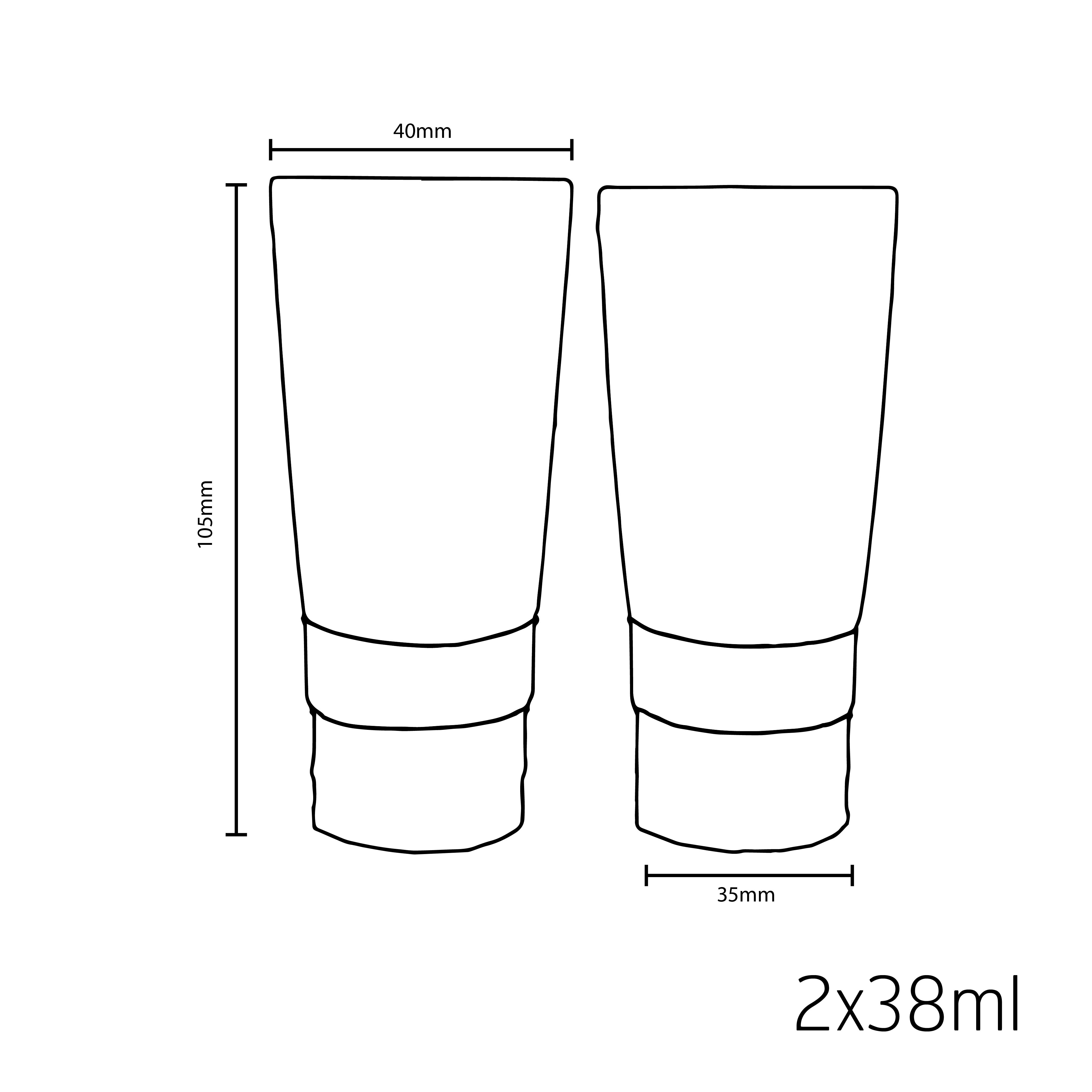Acessório Bisnagas para molhos e topping Laranja-3