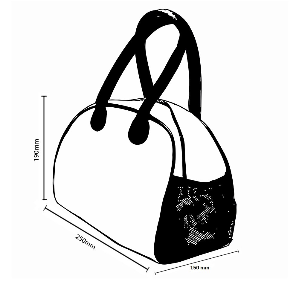 Saco Térmico CityBag Xadrez Preto-5