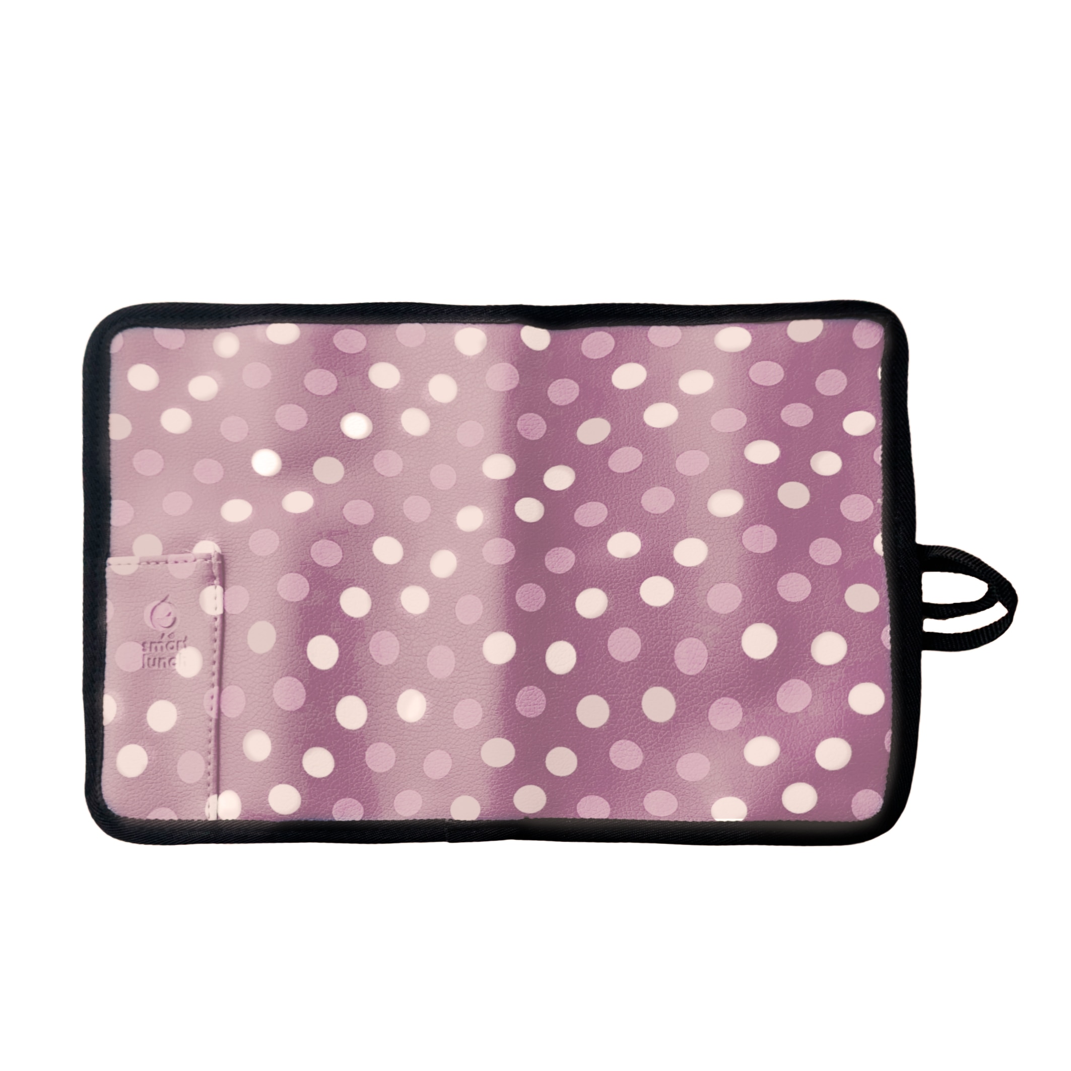 Conjunto de individual e talheres Rosa-2