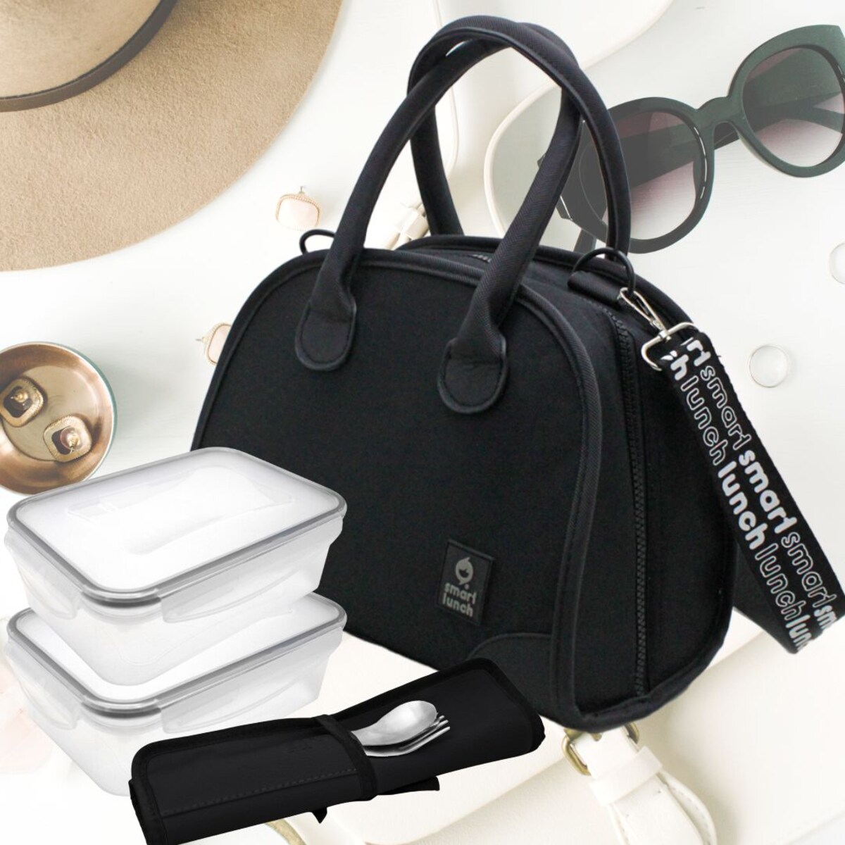 Conjunto Eve Preto e Acessórios Preto-2