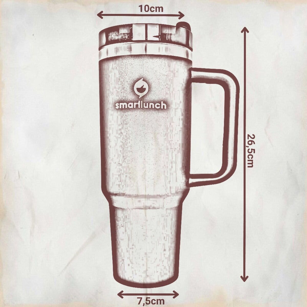 Copo Térmico Quencher H2O 1,2L Turquesa-3