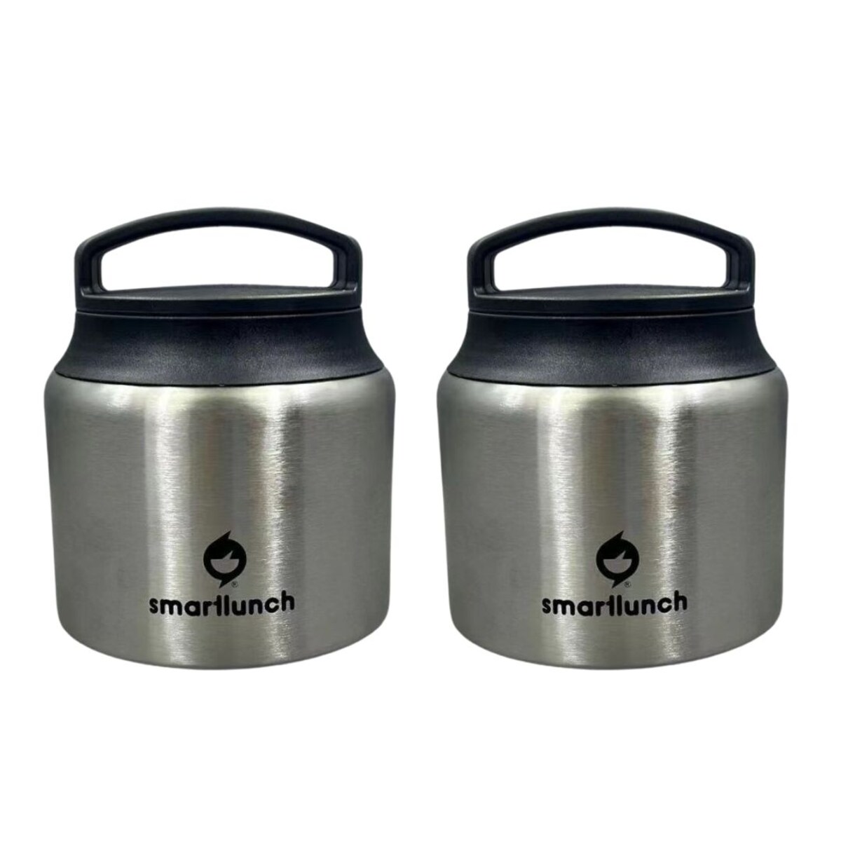 Set Termos Comida Smartlunch Inox 2x630ml Preto-1