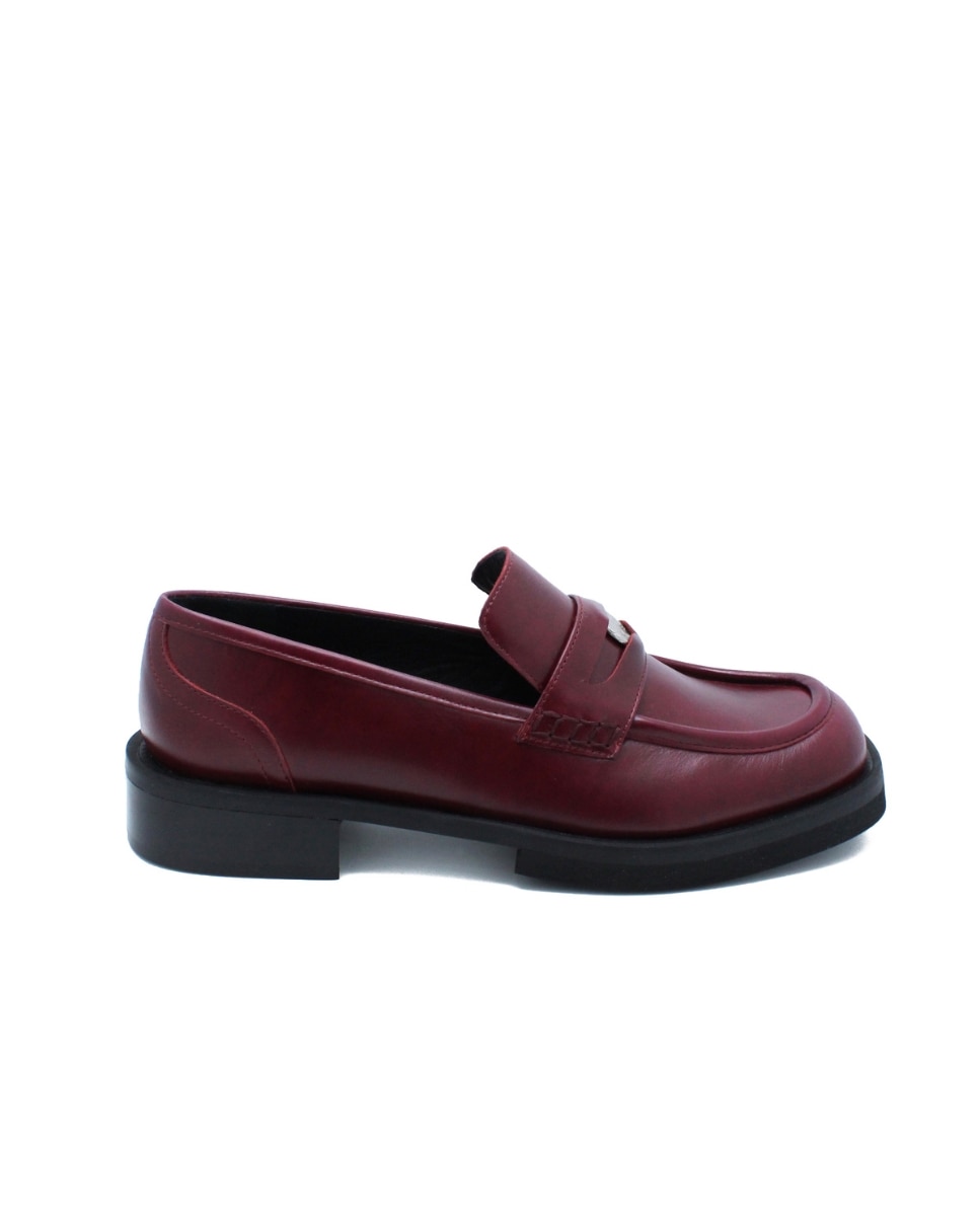 Imagem 0 de Loafers Dallas Bordeaux em Pele