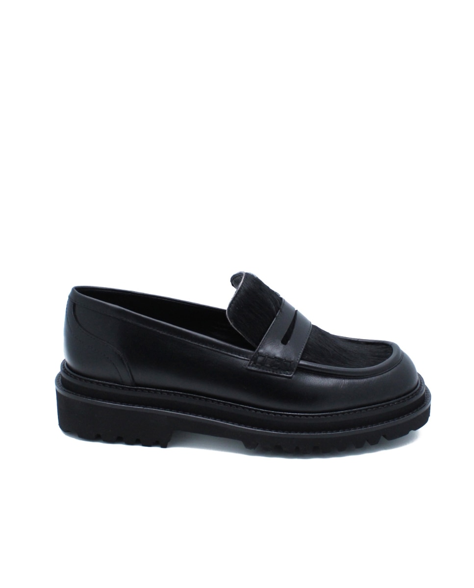 Imagem 0 de Loafers Houston Preto em Pele