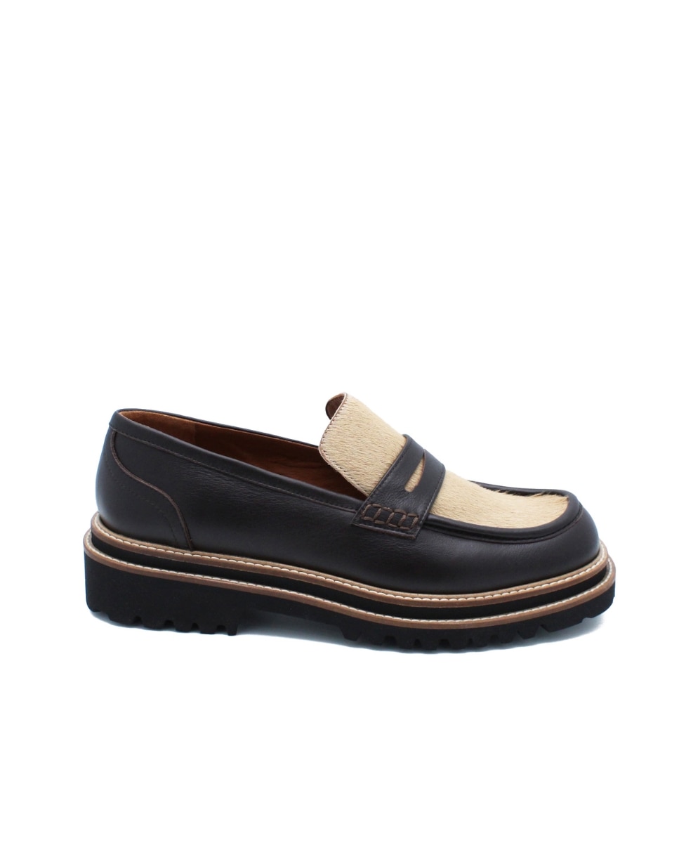 Imagem 0 de Loafers Houston Castanhos em Pele