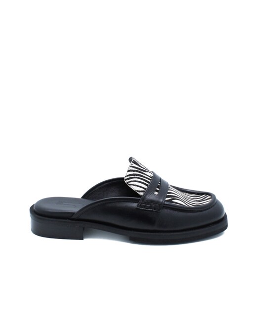 Imagem 0 de Mules Chicago Black-Zebra Print