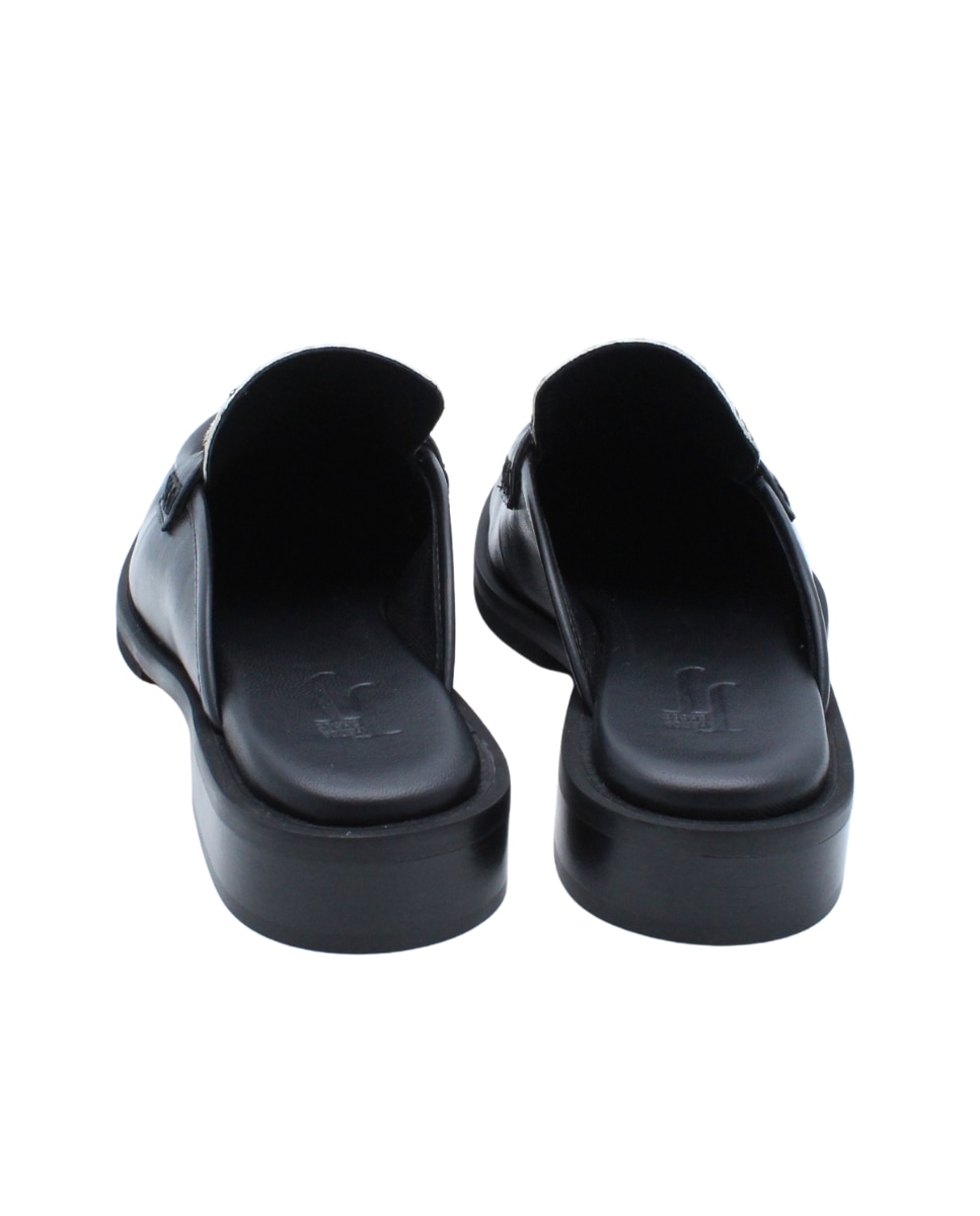 Mules Chicago Black-Zebra Print Preto-4