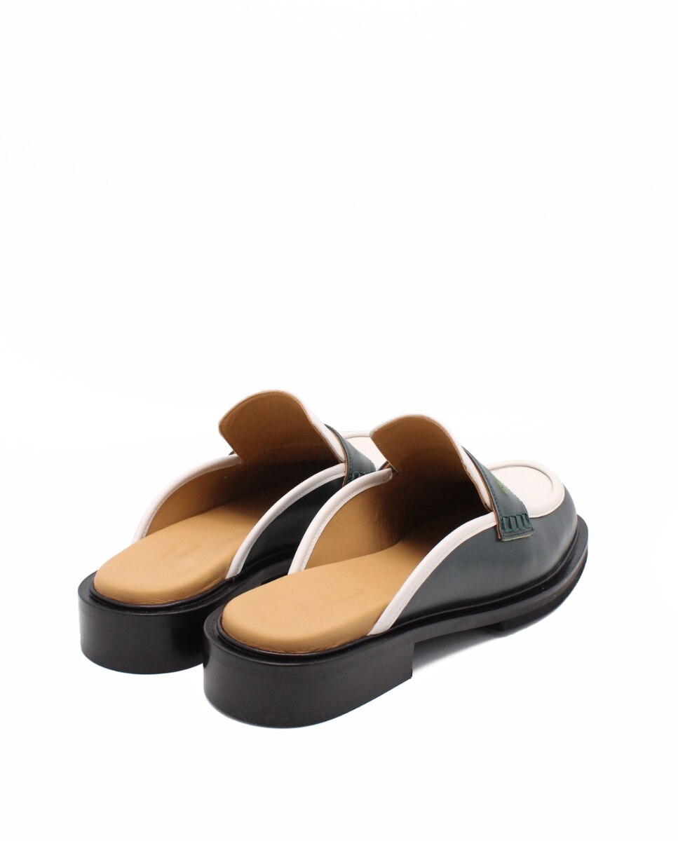 Mules Chicago Olive Off White Caqui-3